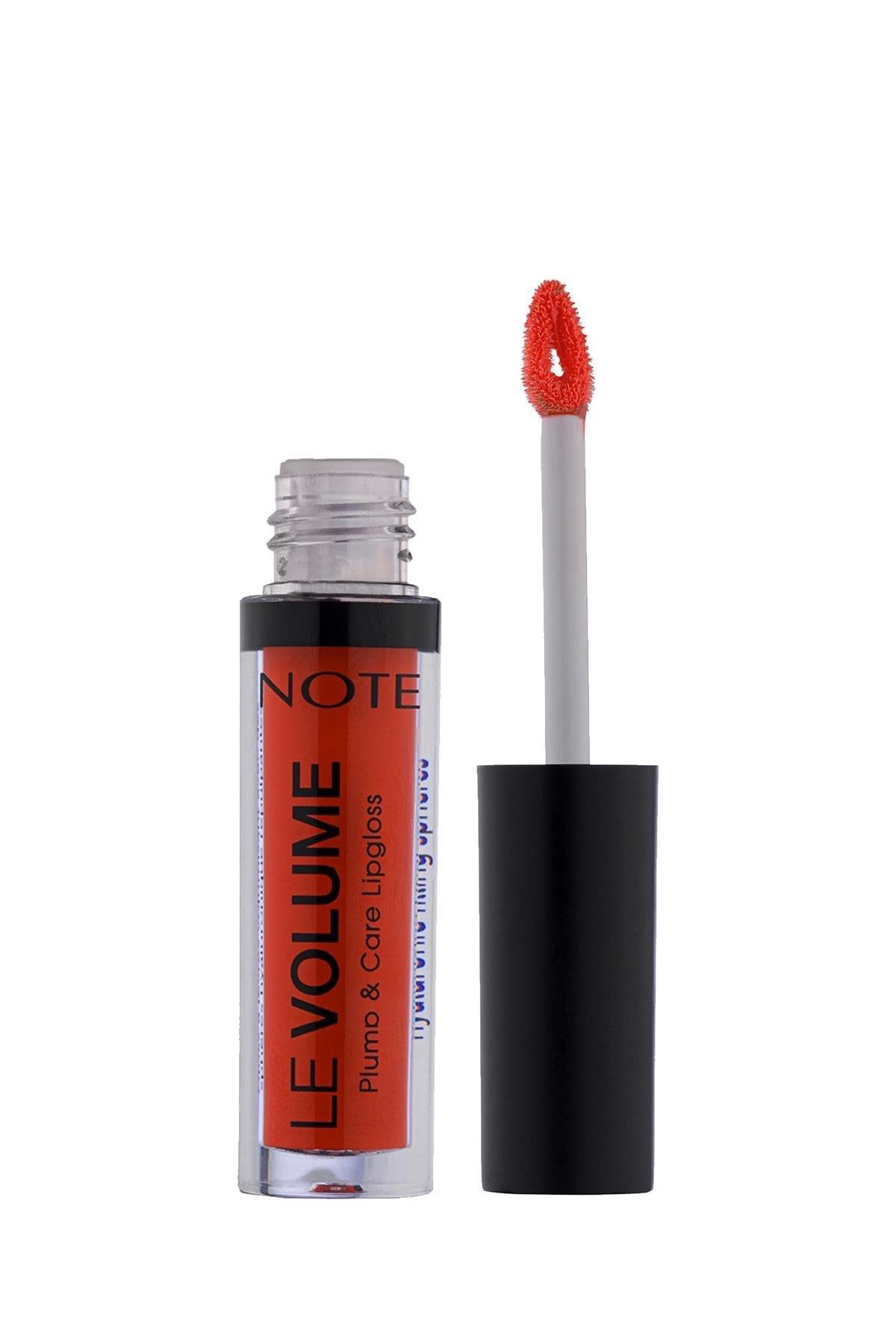 Note Le Volume Plump & Care Lipgloss 05 No Fear Red Dudak Parlatıcısı - Kırmızı-30110748
