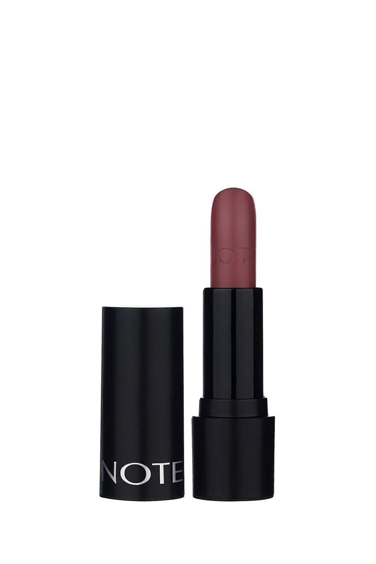 Note Deep Impact Lipstick 10 Fall in Pink Kremsi Dokulu Yarı Parlak Ruj - Kahverengi-30110859