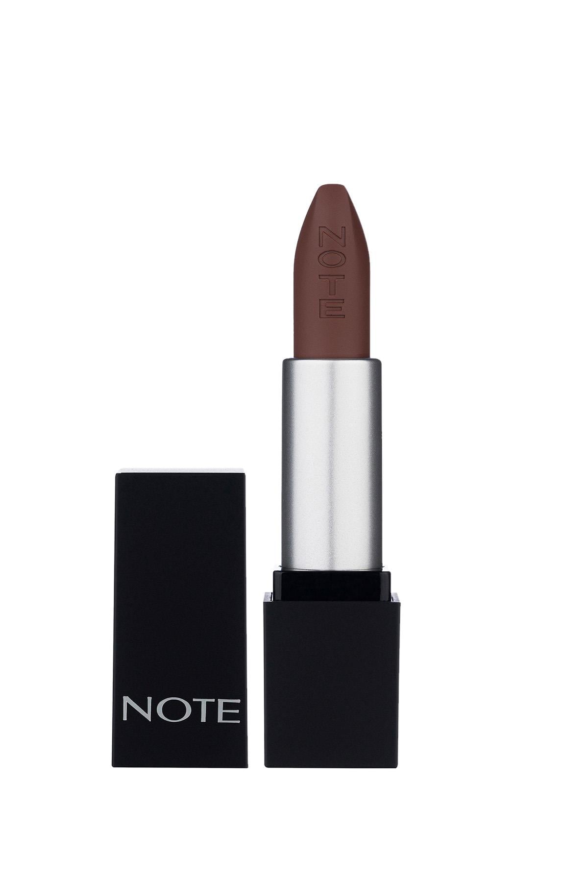 Note Mattever Lipstick Yarı Mat Saten Bitişli Ruj 01 Chocolate Mood - Kahverengi-30110951
