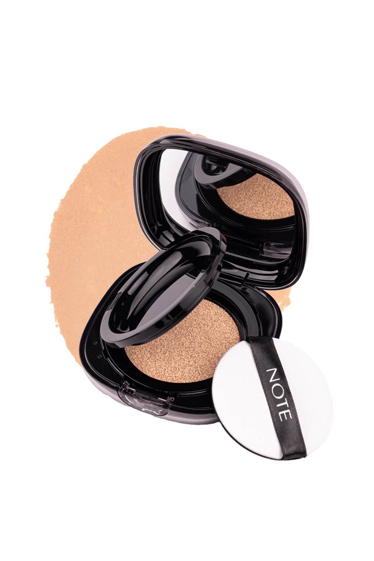 Note Cushion Foundation SPF 50 PA++++ Yoğun Kapatıcı, Doğal Saten Bitişli Fondöten – 100 Light Açık-30111684
