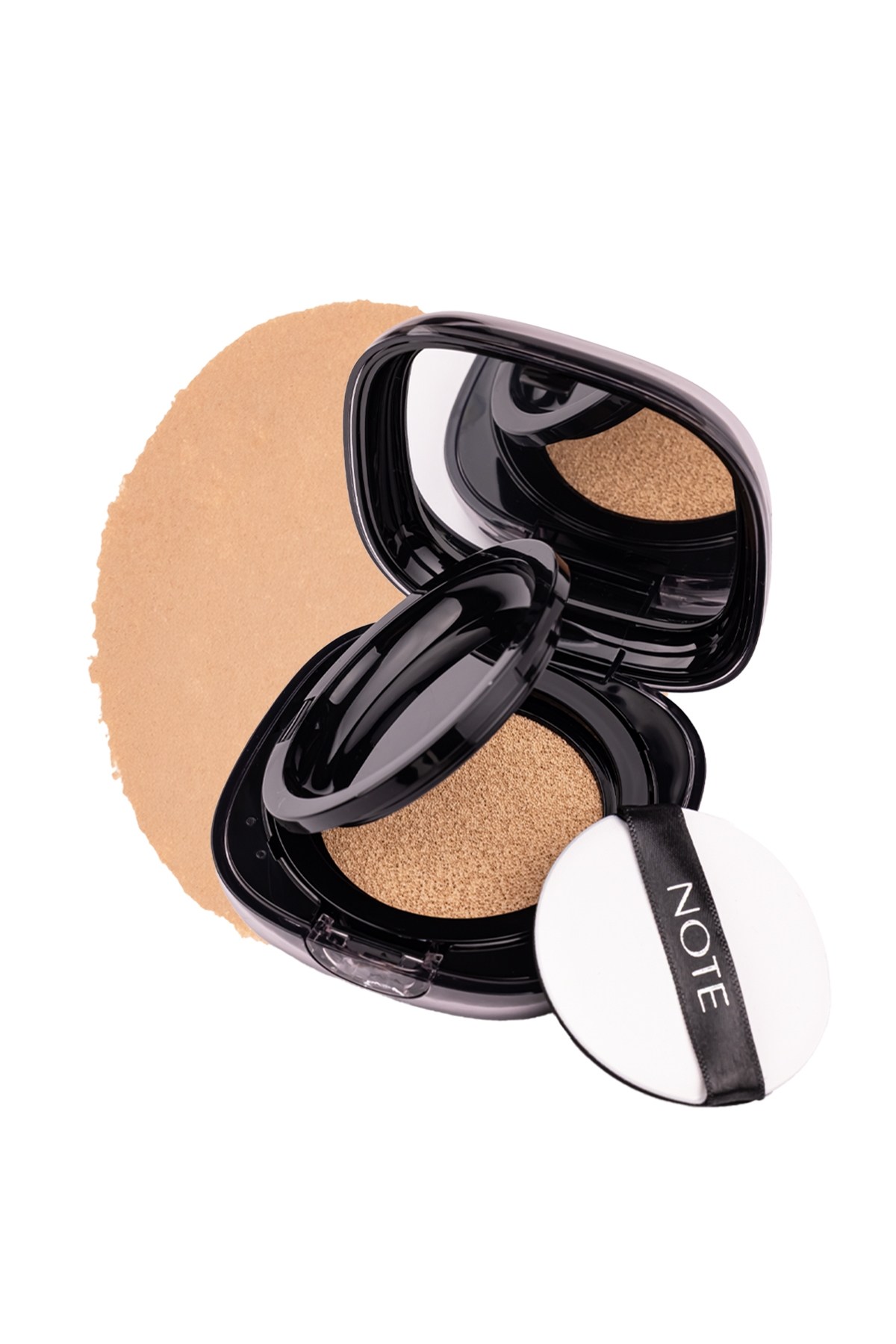 Note Cushion Foundation SPF 50 PA++++ Yoğun Kapatıcı, Doğal Saten Bitişli Fondöten – 110 Medium Orta-30111685