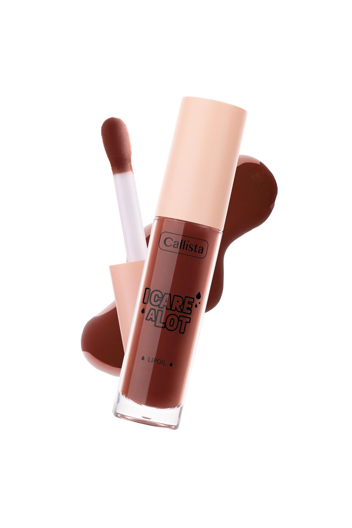 Callista I Care A Lot Lip Oil 60 Brownie Bite Nemlendirici ve Parlatıcı Dudak Bakım Yağı - Kahverengi-40110312