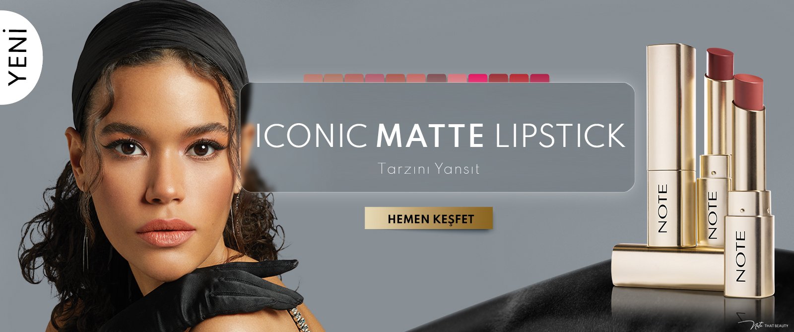 Yeni Iconic Matte Lipstick Kalıcı Mat Ruj 