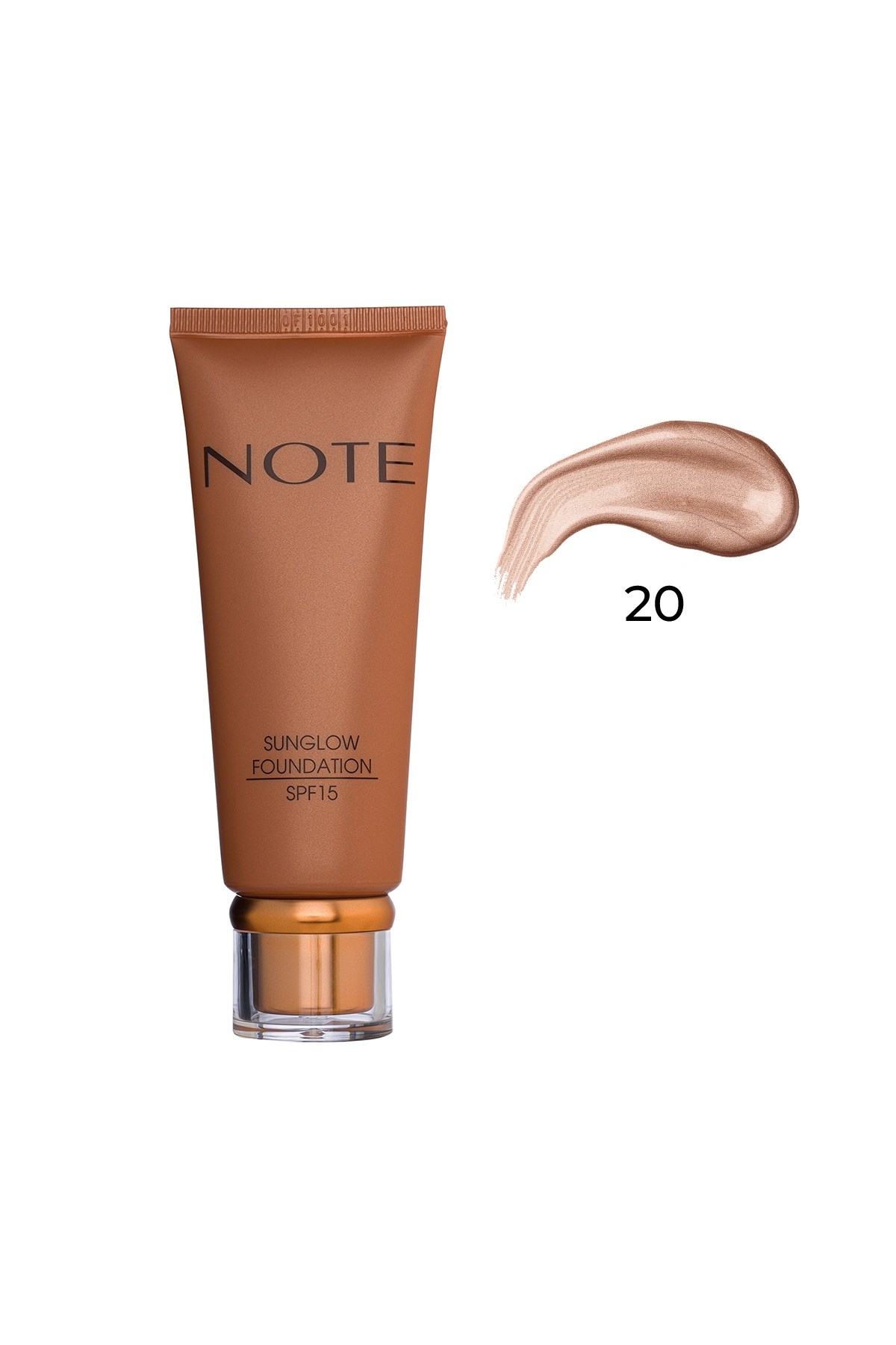 Note Sunglow Foundation Işıltılı Bronzlaştırıcı Fondöten 20-007.1344