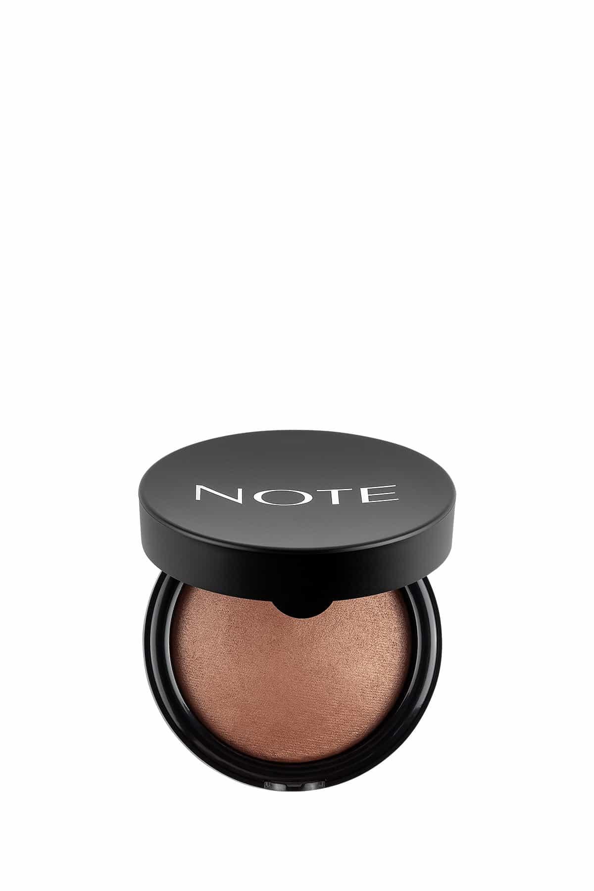 Note Baked Blusher 05 Mocha Taste Işıltılı Fırınlanmış Toz Allık