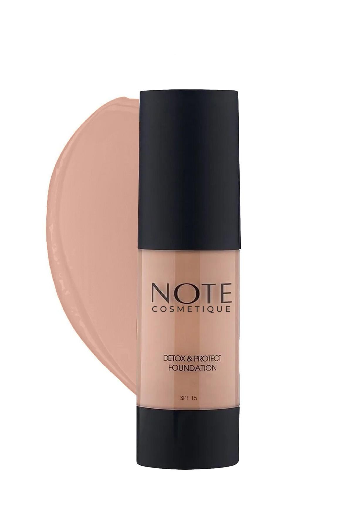 Note Detox & Protect 112 Canlandırıcı Etkili SPF 15 Kapatıcı Fondöten-30110319