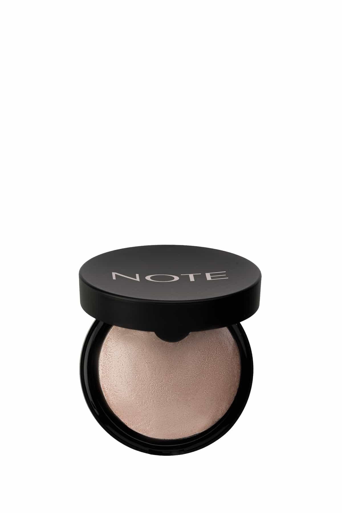 Note Baked Highlighter 02 Sunkiss Işıltılı Fırınlanmış Toz Aydınlatıcı