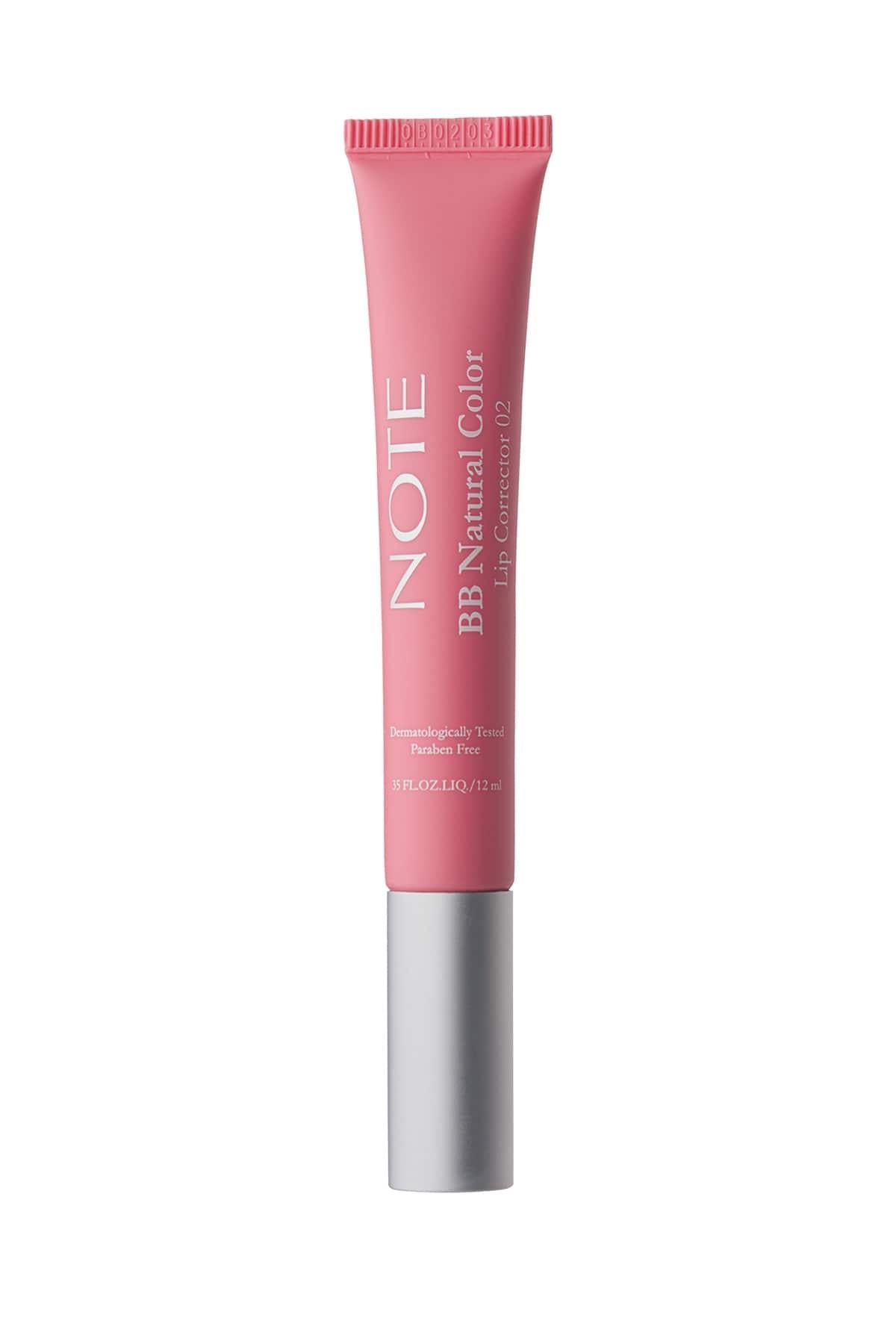 Note BB Lip Corrector 02 Renk Eşitleyici Dudak Parlatıcısı - Pembe