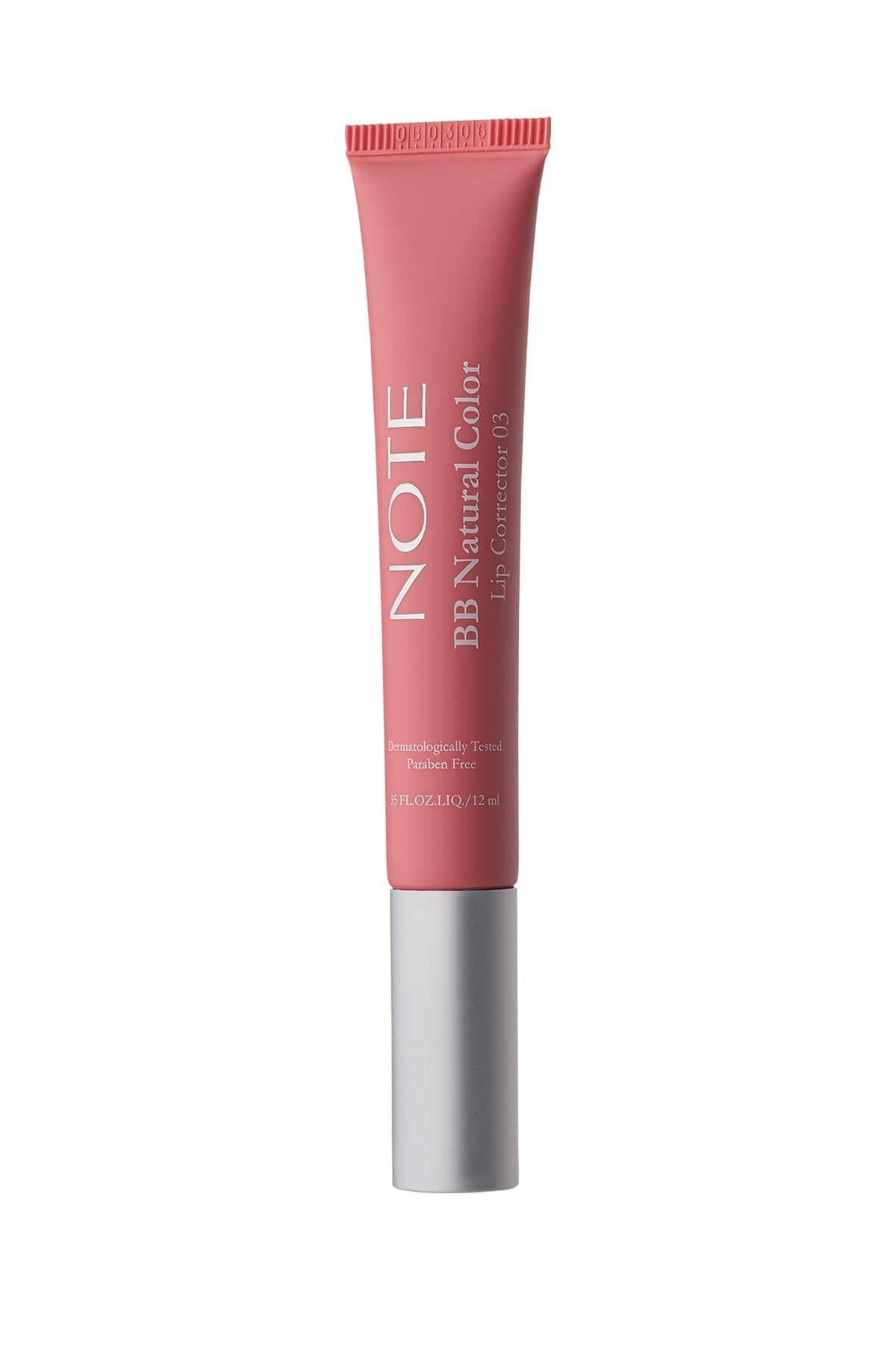 Note BB Lip Corrector 03 Renk Eşitleyici Dudak Parlatıcısı - Pembe