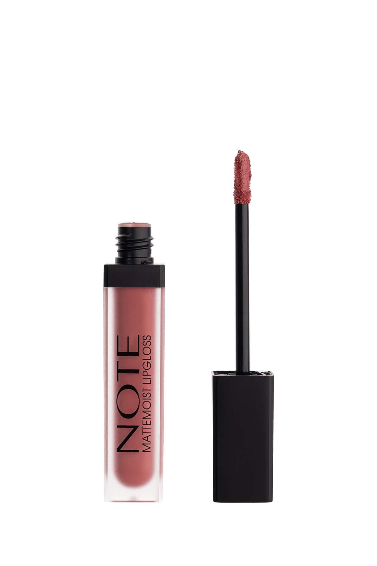 Note Mattemoist Lipgloss 404 Jolly Yarı Mat Saten Bitişli Likit Ruj - Kahverengi-30110785