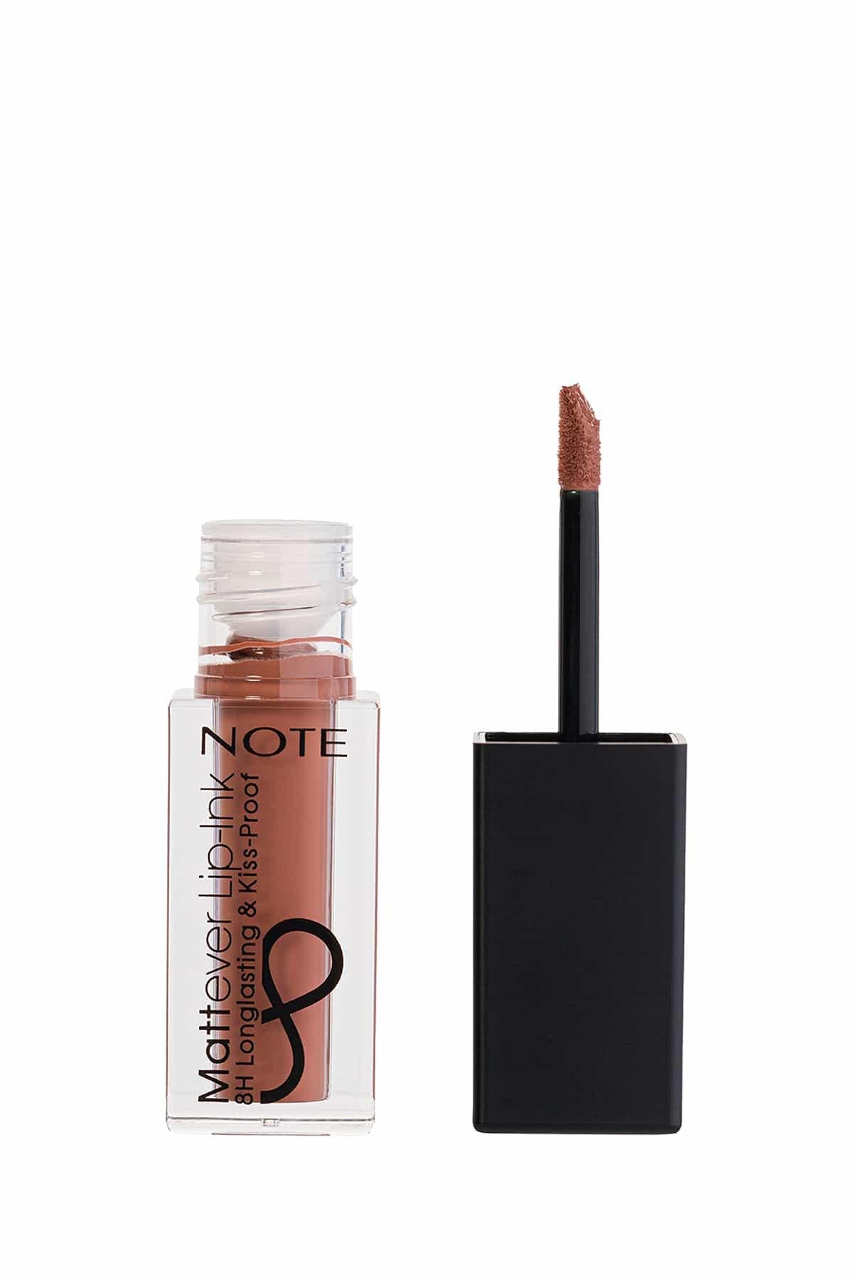 Note Mattever Lip-Ink 02 Sunset Sand Mat ve Kalıcı Likit Ruj - Koyu Nude-30110805