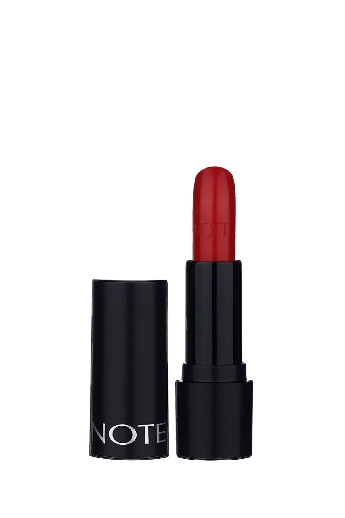 Note Deep Impact Lipstick 13 Impressive Red Kremsi Dokulu Yarı Parlak Ruj - Kırmızı