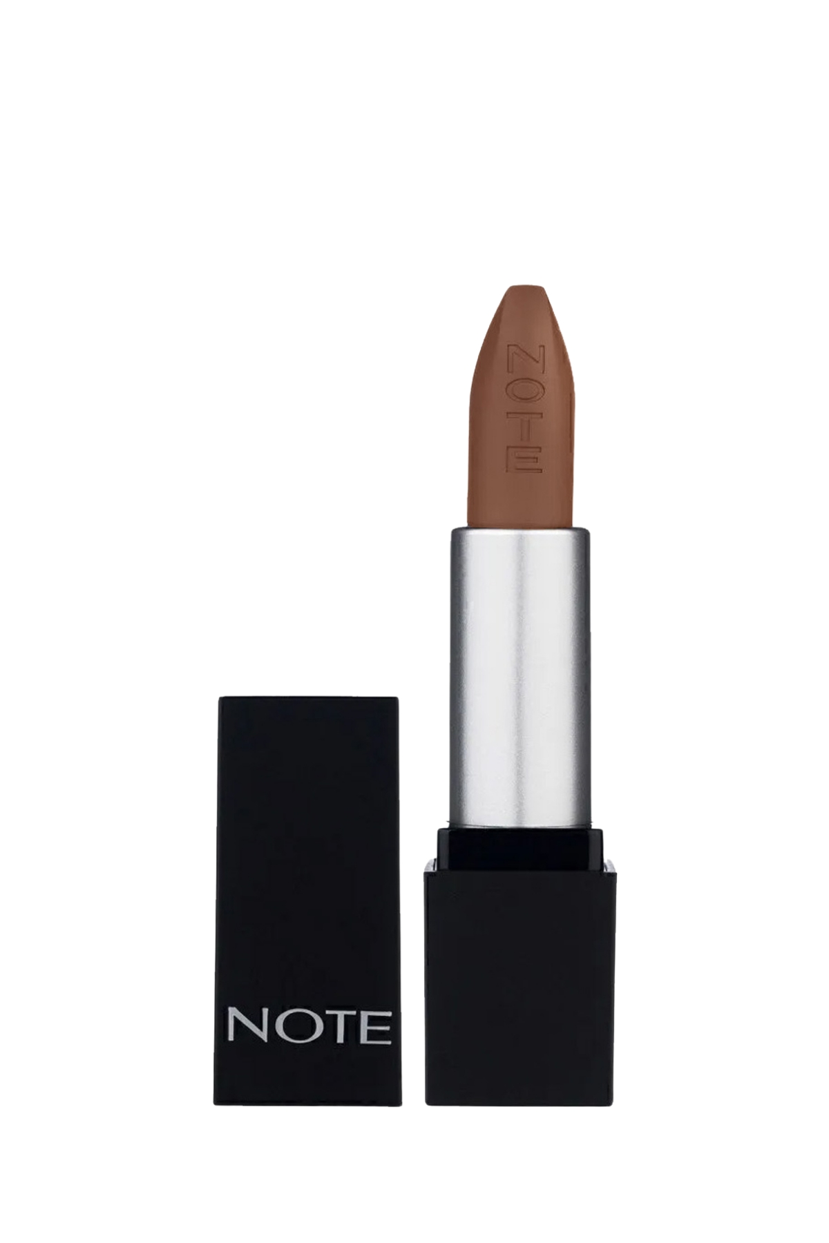 Note Mattever Lipstick 02 Spring Dress Yarı Mat Saten Bitişli Ruj - Kahverengi