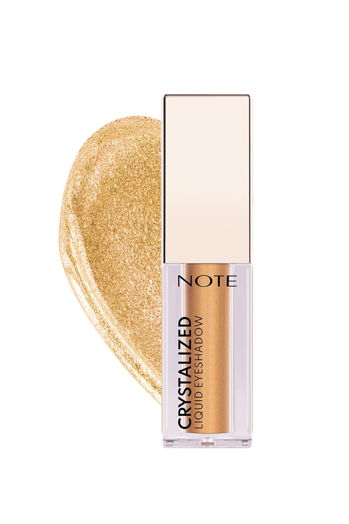 Note Crystalized Liquid Eyeshadow Likit Metalik Göz Farı - 02 Miracle Light