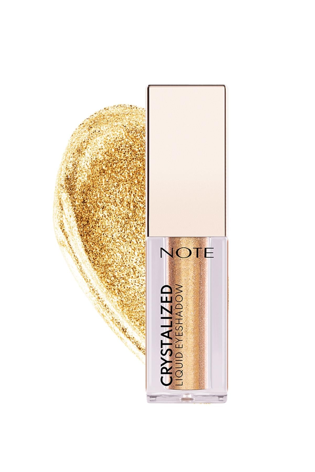 Note Crystalized Liquid Eyeshadow Likit Metalik Göz Farı - 07 Golden Theory