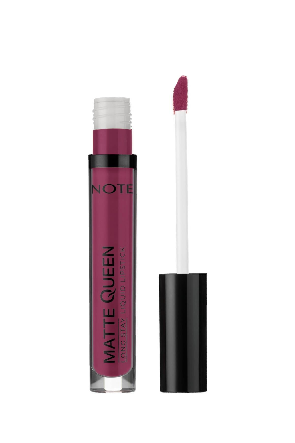 Note Matte Queen Lipstick 19 Berry Blast Kalıcı Likit Ruj - Mor-30111407