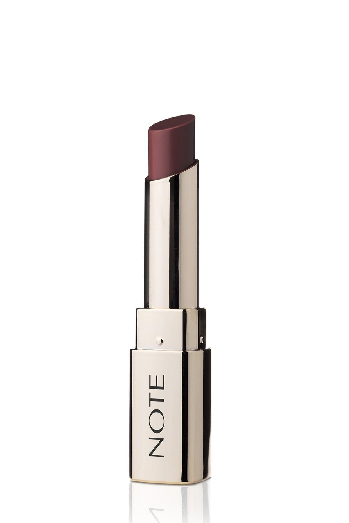 Note Iconic Sheer Lipstick Nemlendirici Parlak Ruj 207 Idol - Kahverengi