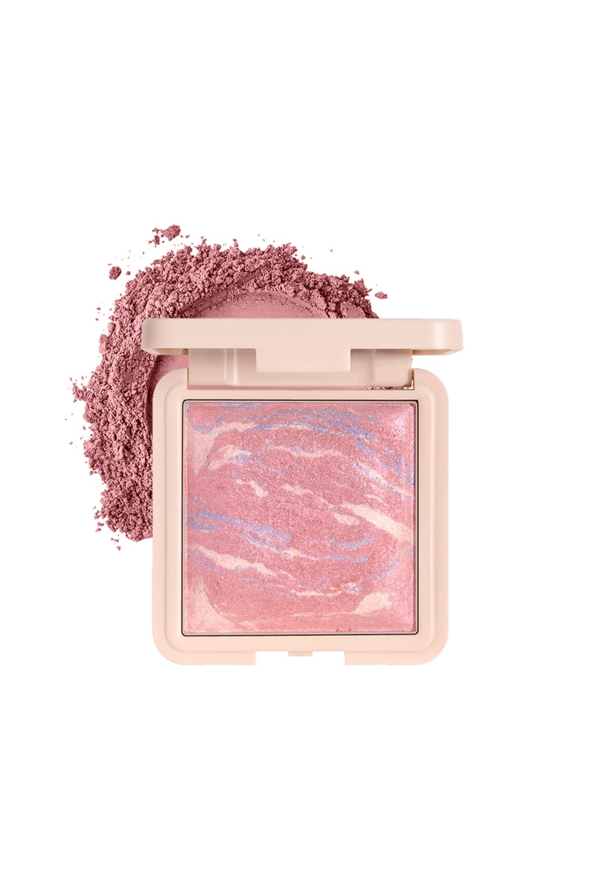 Note Marble Baked Blusher 03 Pink Aura Fırınlanmış Allık