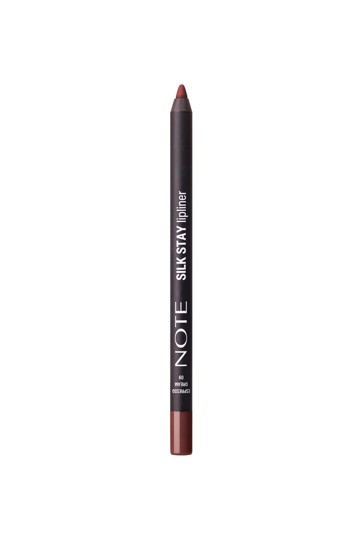 Note Silk Stay Lipliner 09 Espresso Dream Suya Dayanıklı İpeksi Dudak Kalemi - Kahverengi