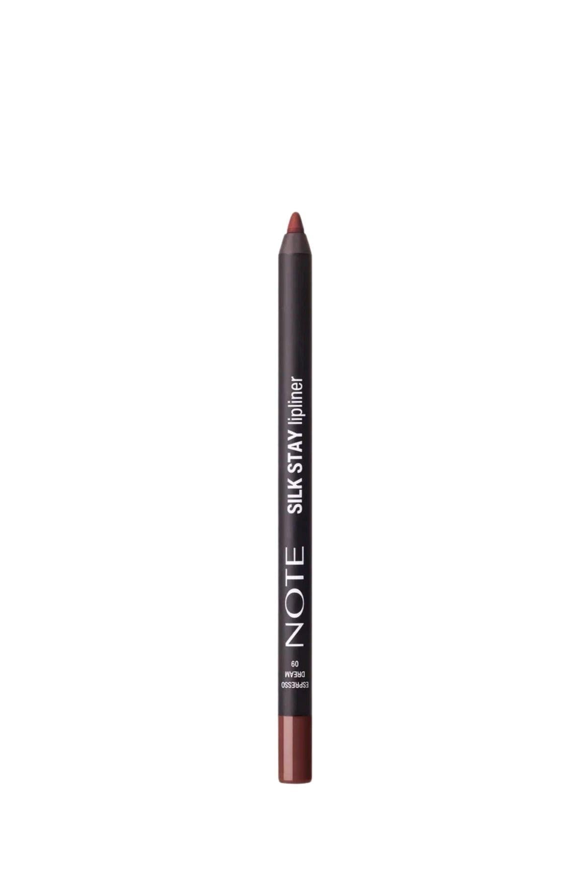 Note Silk Stay Lipliner 09 Espresso Dream Suya Dayanıklı İpeksi Dudak Kalemi - Kahverengi-30111570