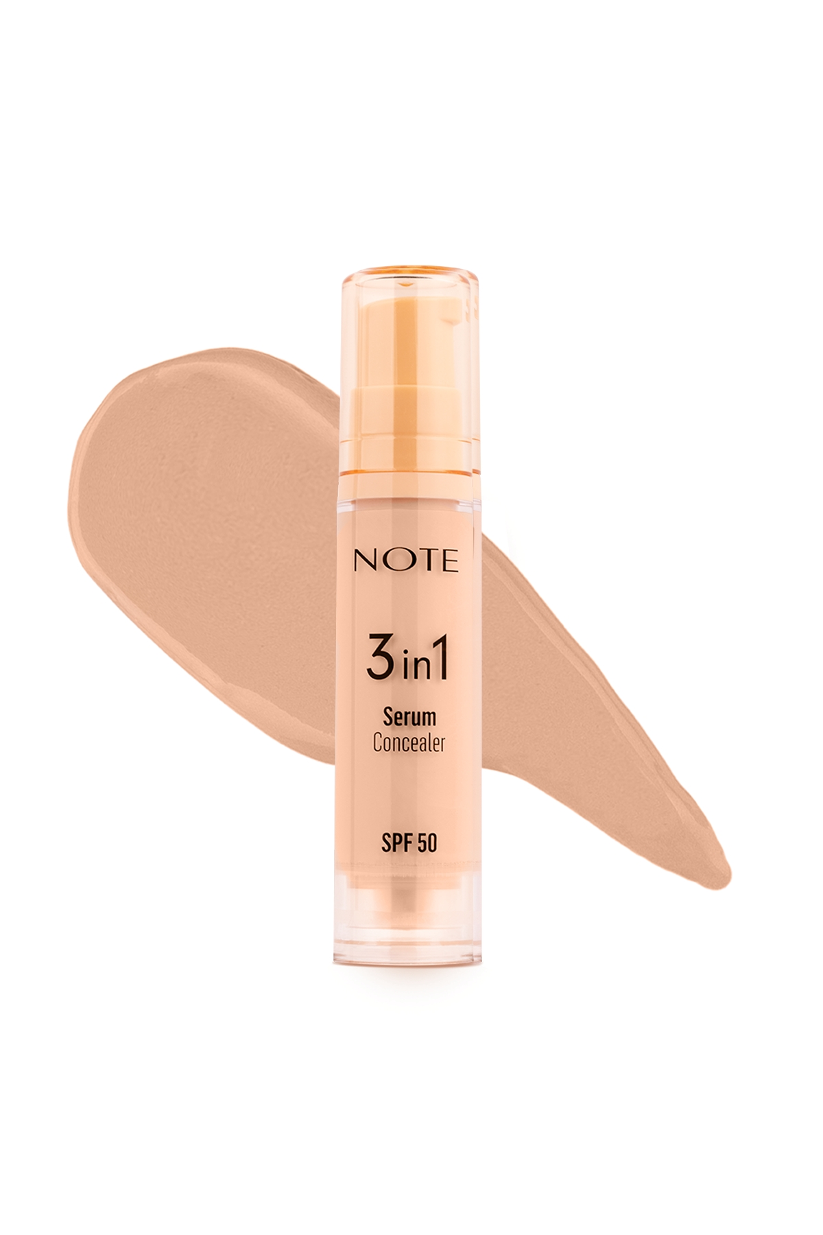 3 in 1 Serum Concealer 20 Medium Beige SPF 50 Nemlendirici ve Aydınlatıcı Göz Altı Kapatıcısı