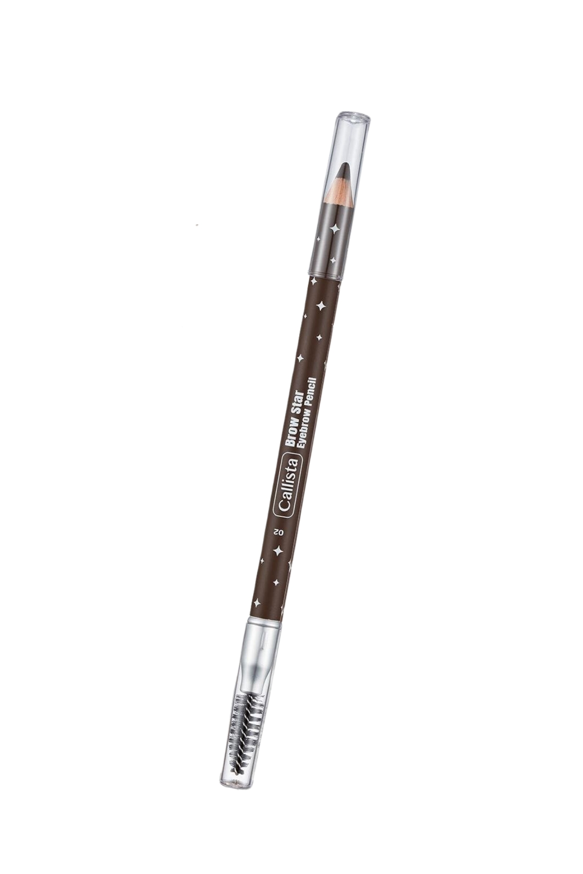 Callista Brow Star Eyebrow Pencil Fırçalı Kaş Kalemi 02 Brown - Kahverengi-40110012