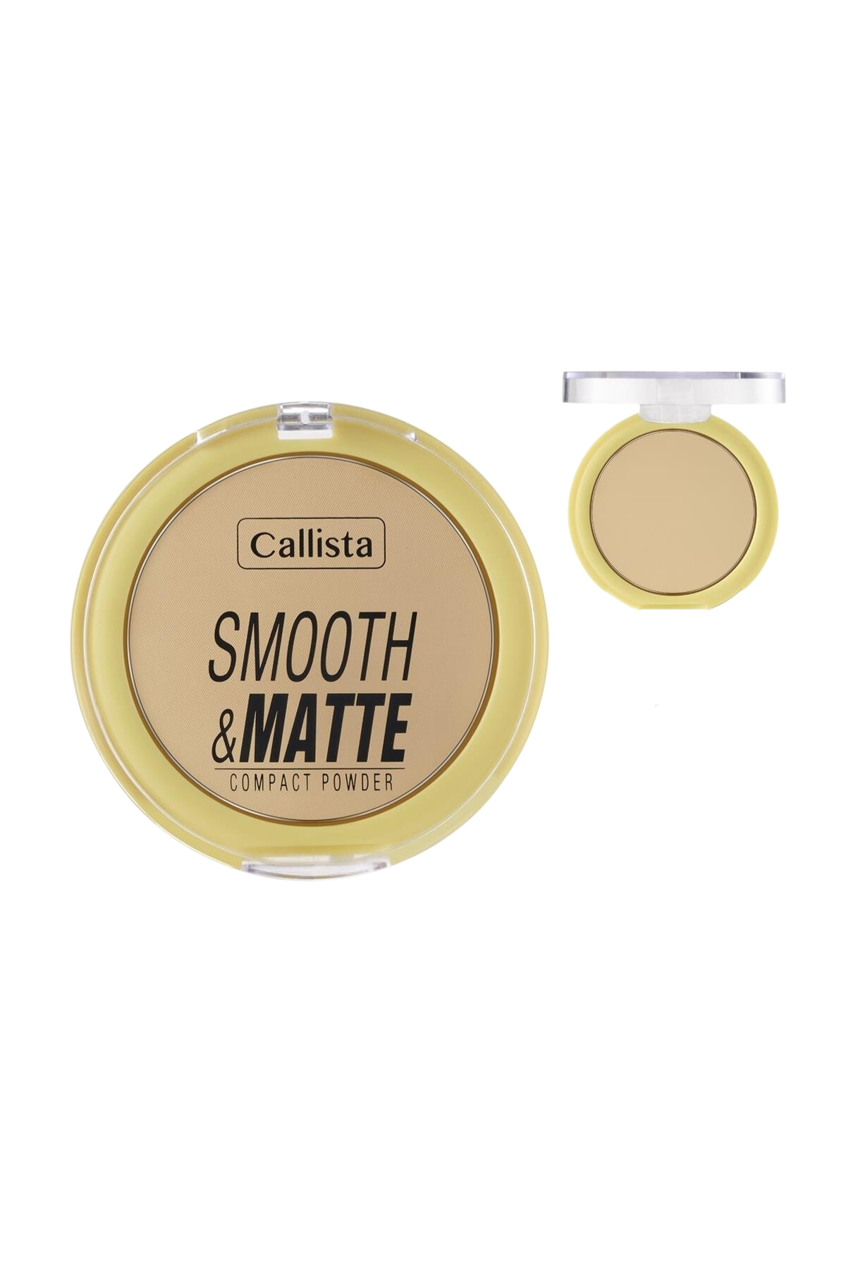 Callista Smooth Matte Compact Powder Mat Görünümlü Pudra 10 Natural Beige-40110067