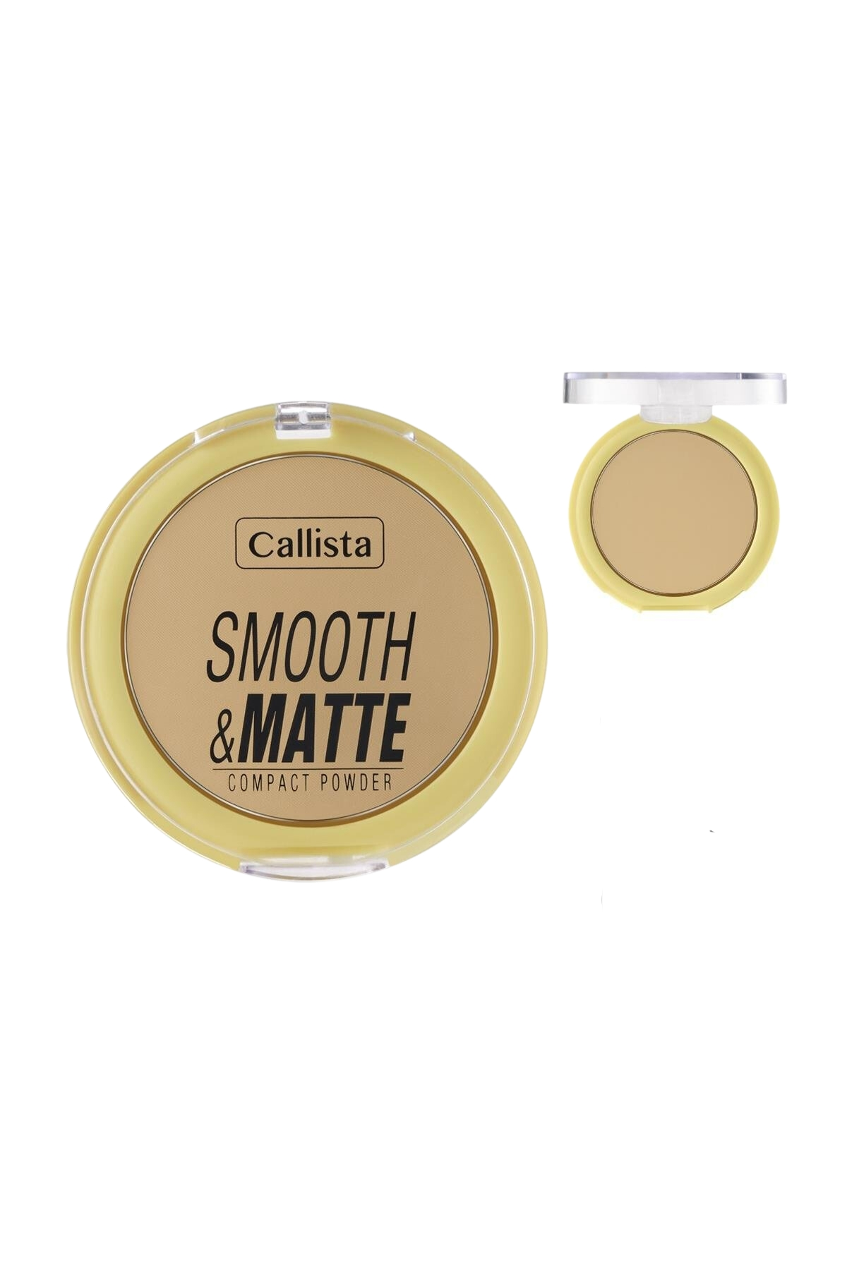 Callista Smooth Matte Compact Powder Mat Görünümlü Pudra 20 Sand-40110071