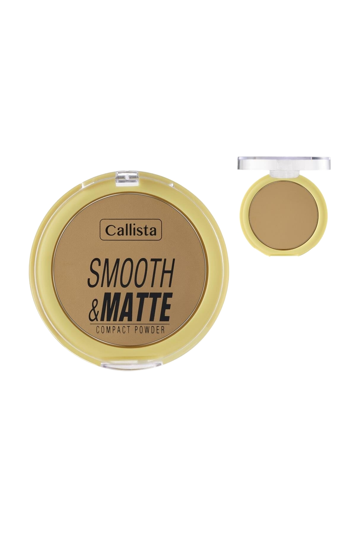 Callista Smooth Matte Compact Powder Mat Görünümlü Pudra 40 Apricot-40110074