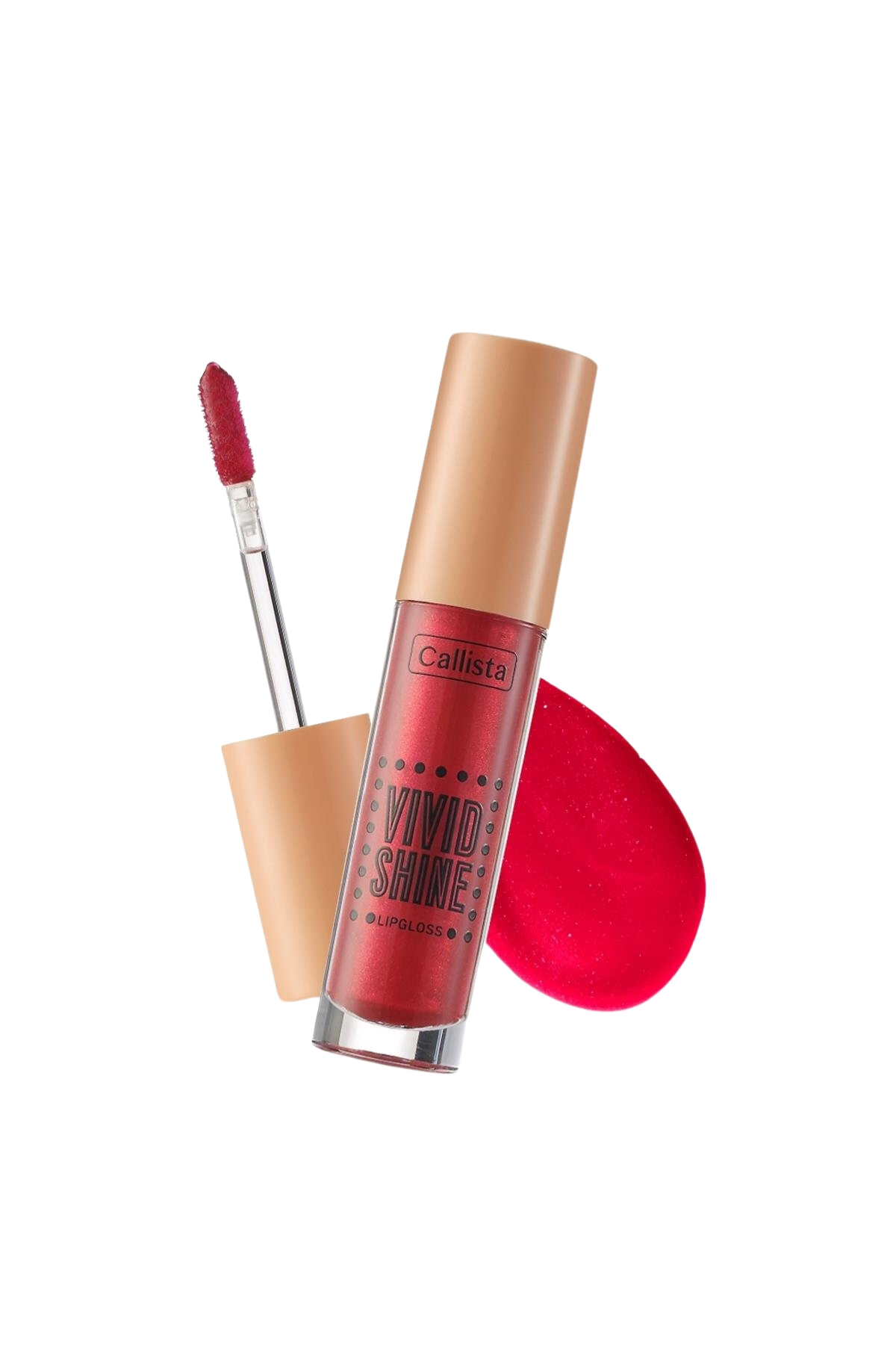 Callista Vivid Shine Lipgloss Nemlendiricili Dudak Parlatıcısı 101 Drop Everything Red - Kırmızı-40110087