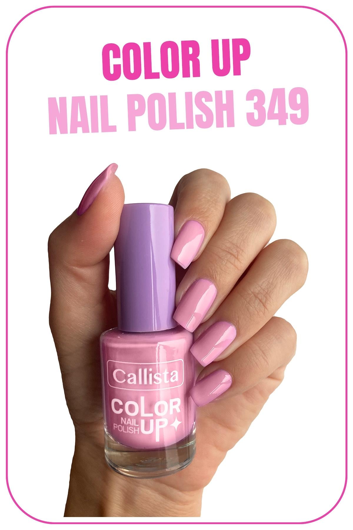 Callista Color Up Nail Polish Oje 349 Let's Go - Pembe-40110221