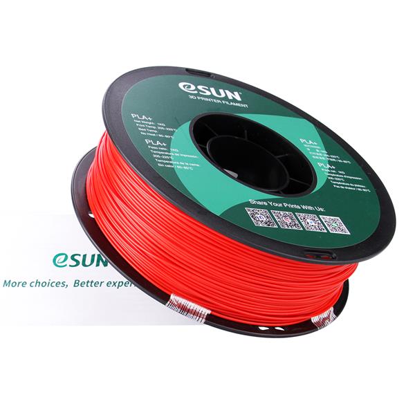 eSUN 3mm Fire Engine Red PLA PRO (PLA+) 3D Printer Filament 1KG Spool  (2.2lbs), Actual Diameter 2.85mm +/- 0.05mm, Fire Engine Red, (Pantone 199C)