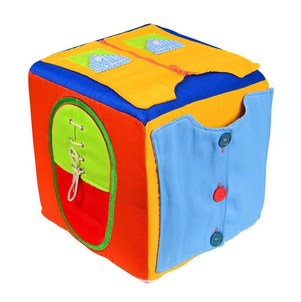 Montessori Eğitim AraçlarıBeceri Küpü 6 İşlevli 30 x 30 x 30
