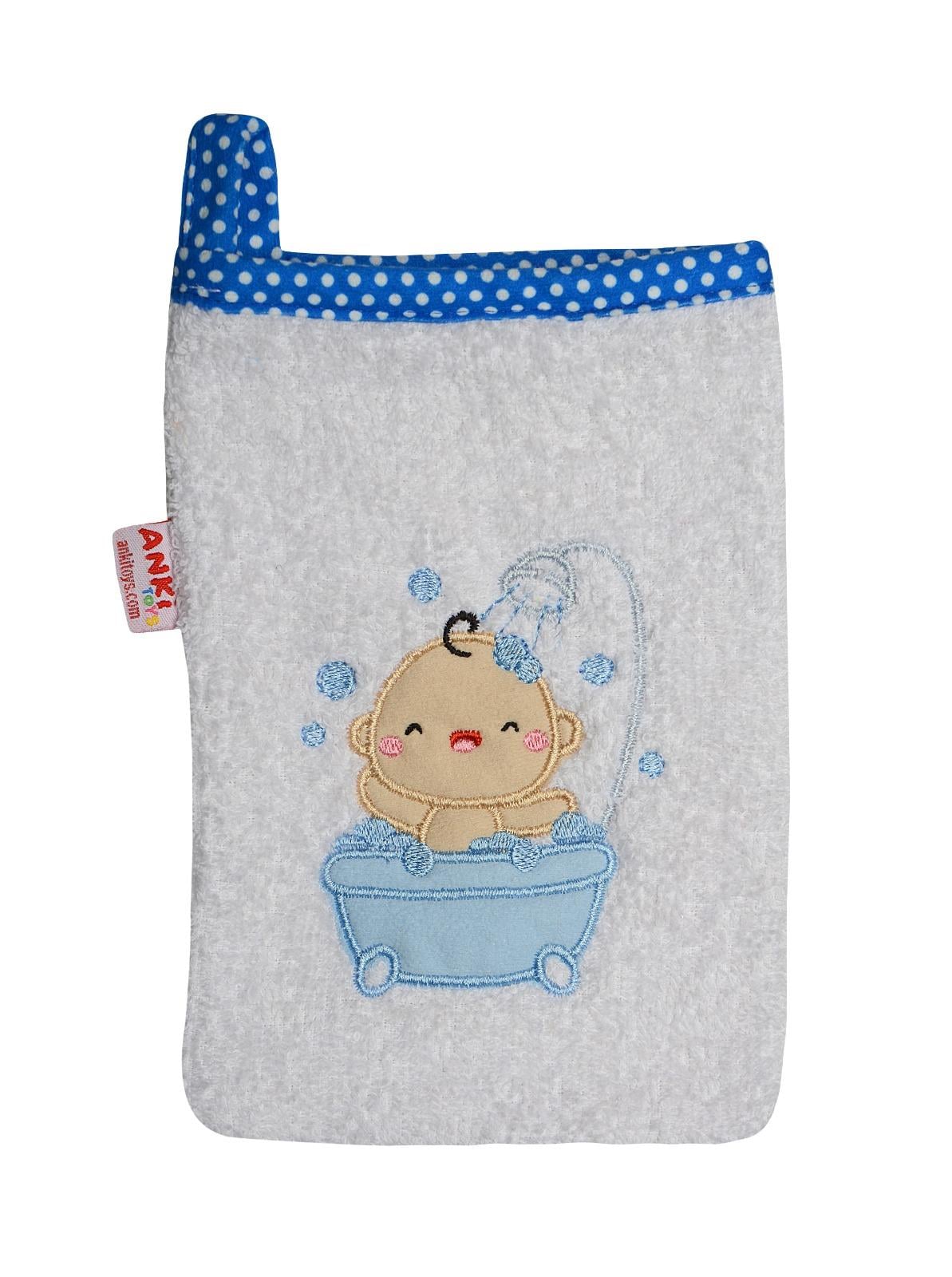 KategorisizSevimli Bebek Banyo Lifi & Kesesi Mavi