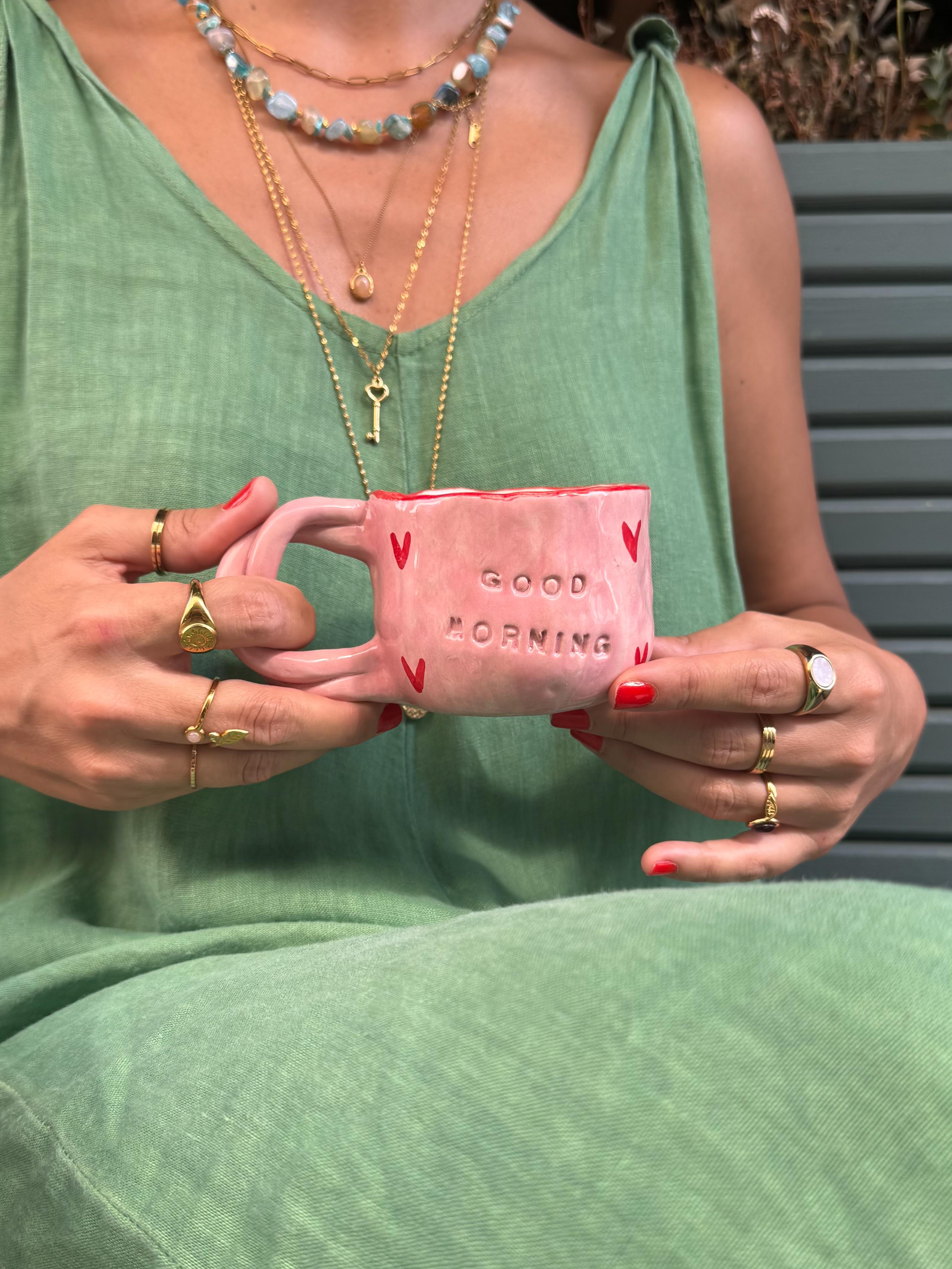 El Şekillendirmesi Kahve Fincanı - 