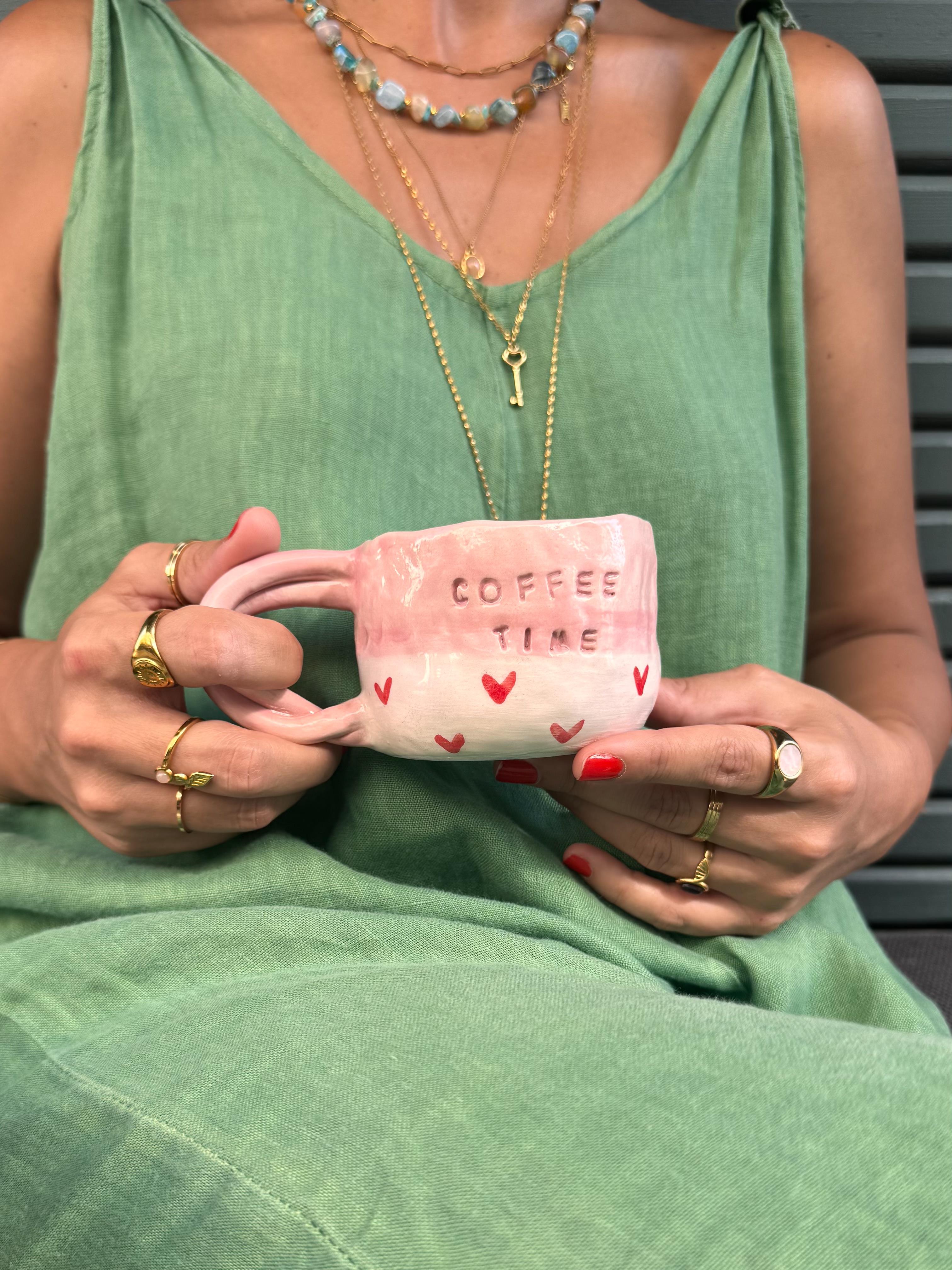 El Şekillendirmesi Kahve Fincanı - 