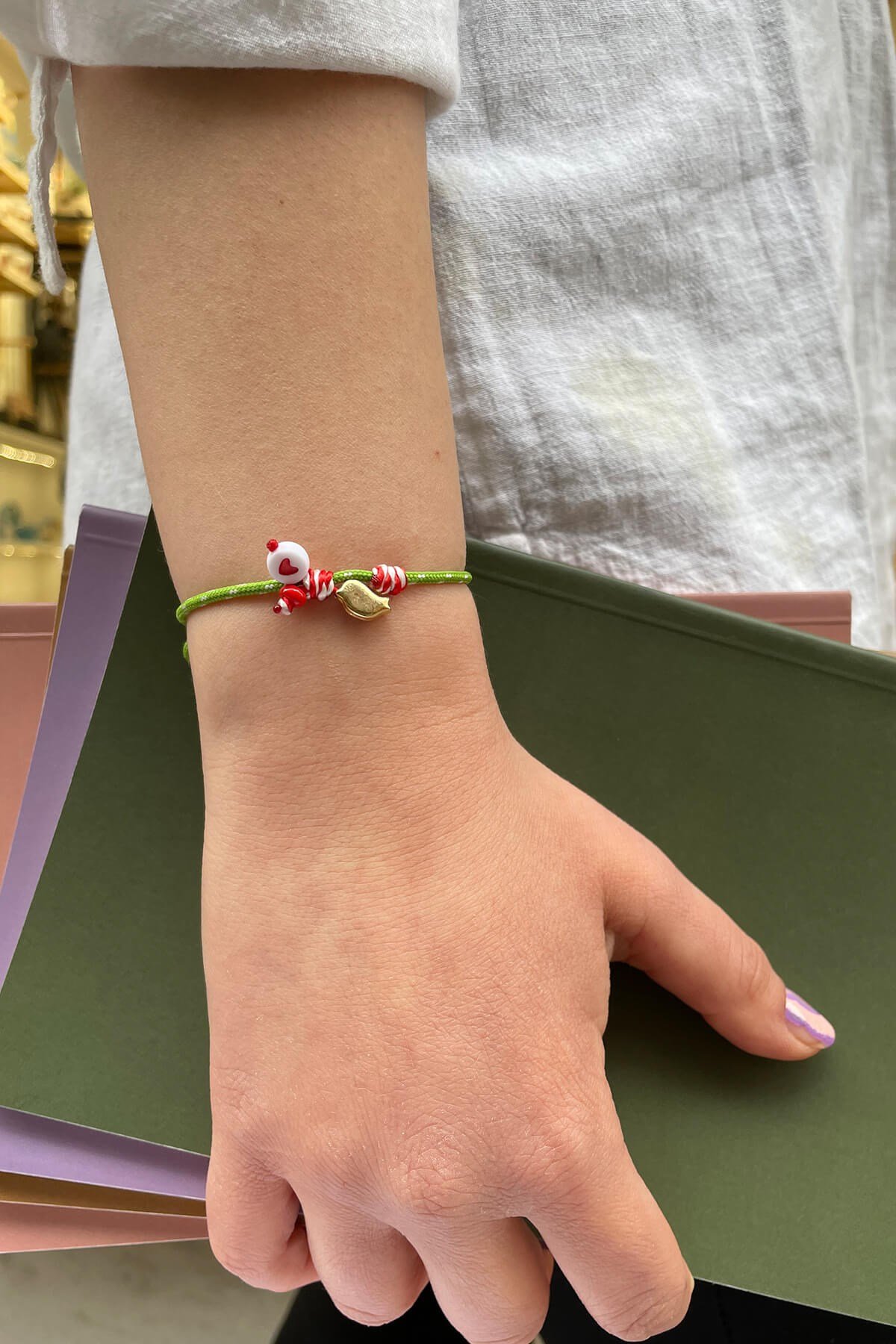 Kalpli- Kuşlu Halat Bileklik