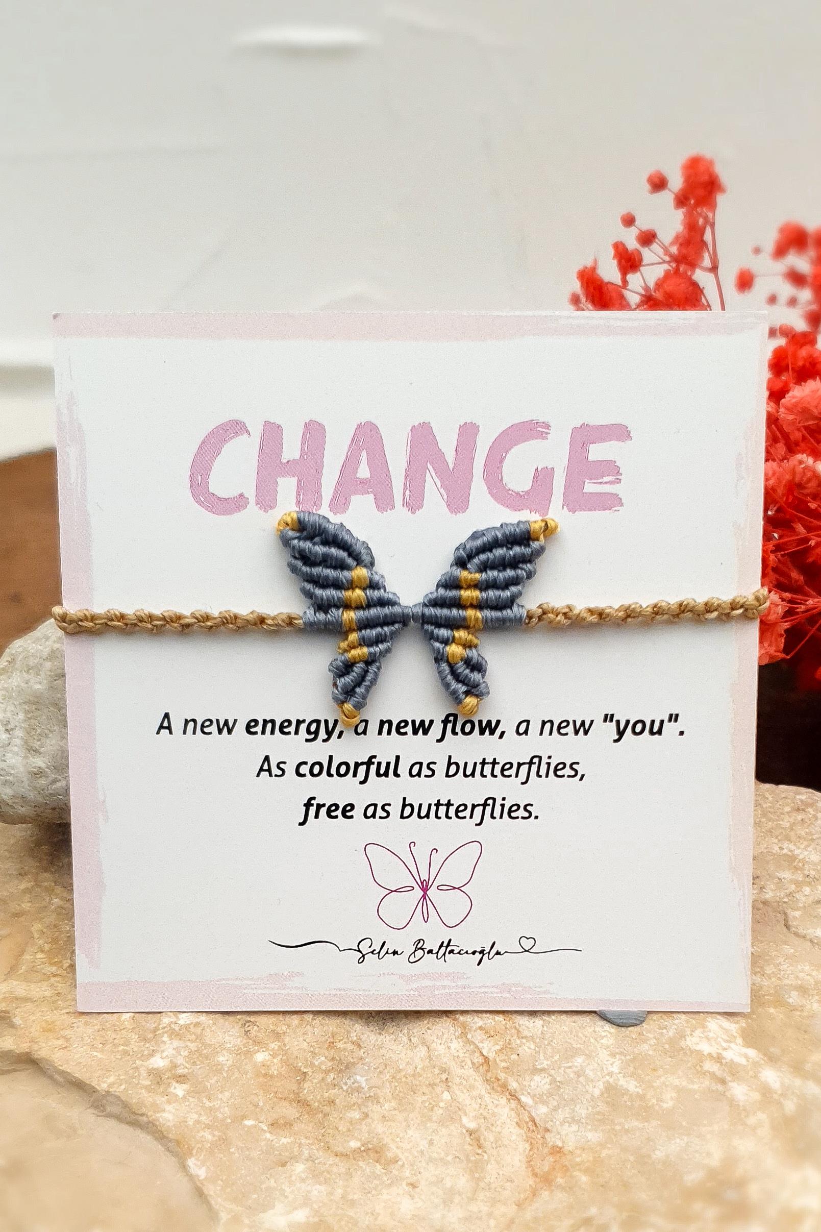 Kelebek Bileklik - Değişim Bilekliği