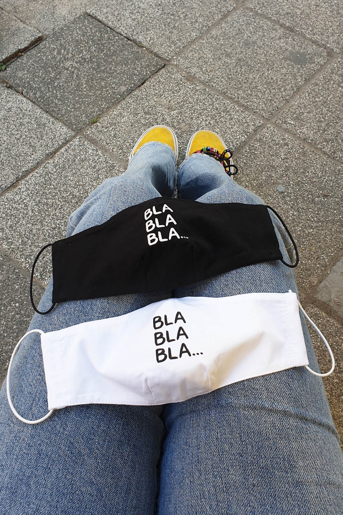 Bla bla bla ! Pamuklu Maske