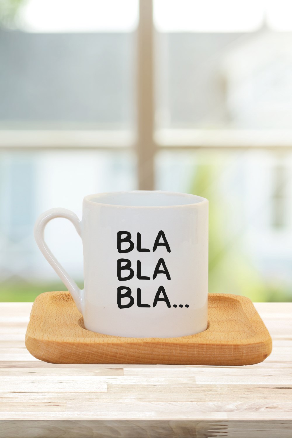 BLA BLA BLA SLOGANLI FİNCAN