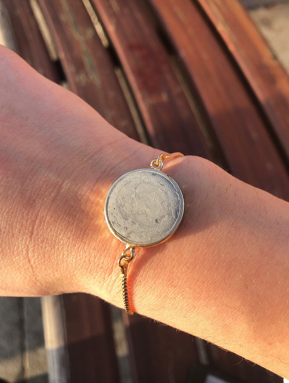 CONCRETE FRAME BRACELET / MEDIUM - ROOT DESIGN