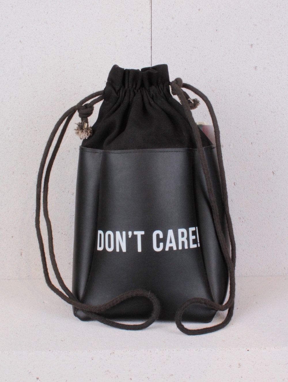 DON'T CARE SİYAH OMUZ ÇANTASI - PİNCA