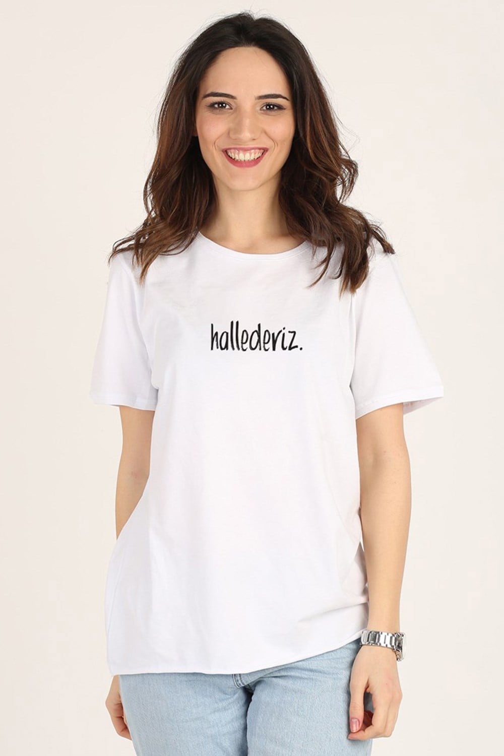 HALLEDERİZ YUVARLAK YAKA TSHIRT