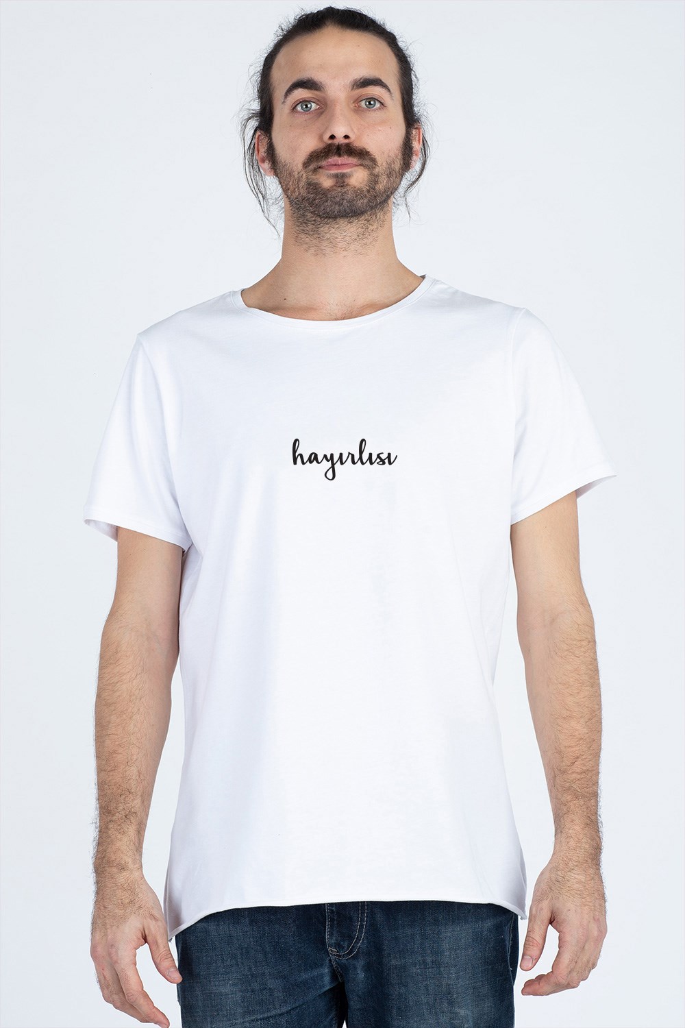 HAYIRLISI YUVARLAK YAKA TSHIRT