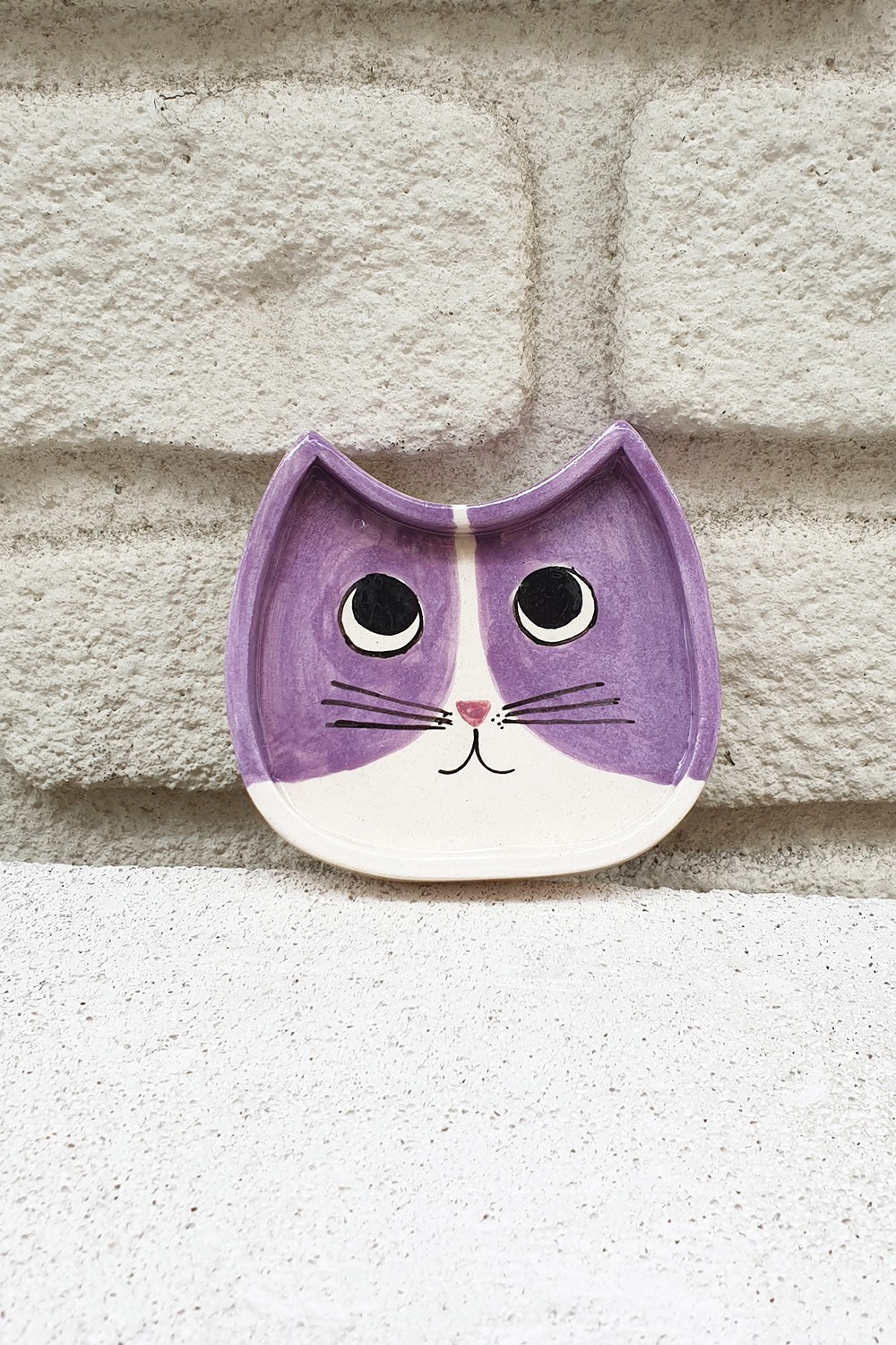 KEDİ KAFASI TABAK - MOR