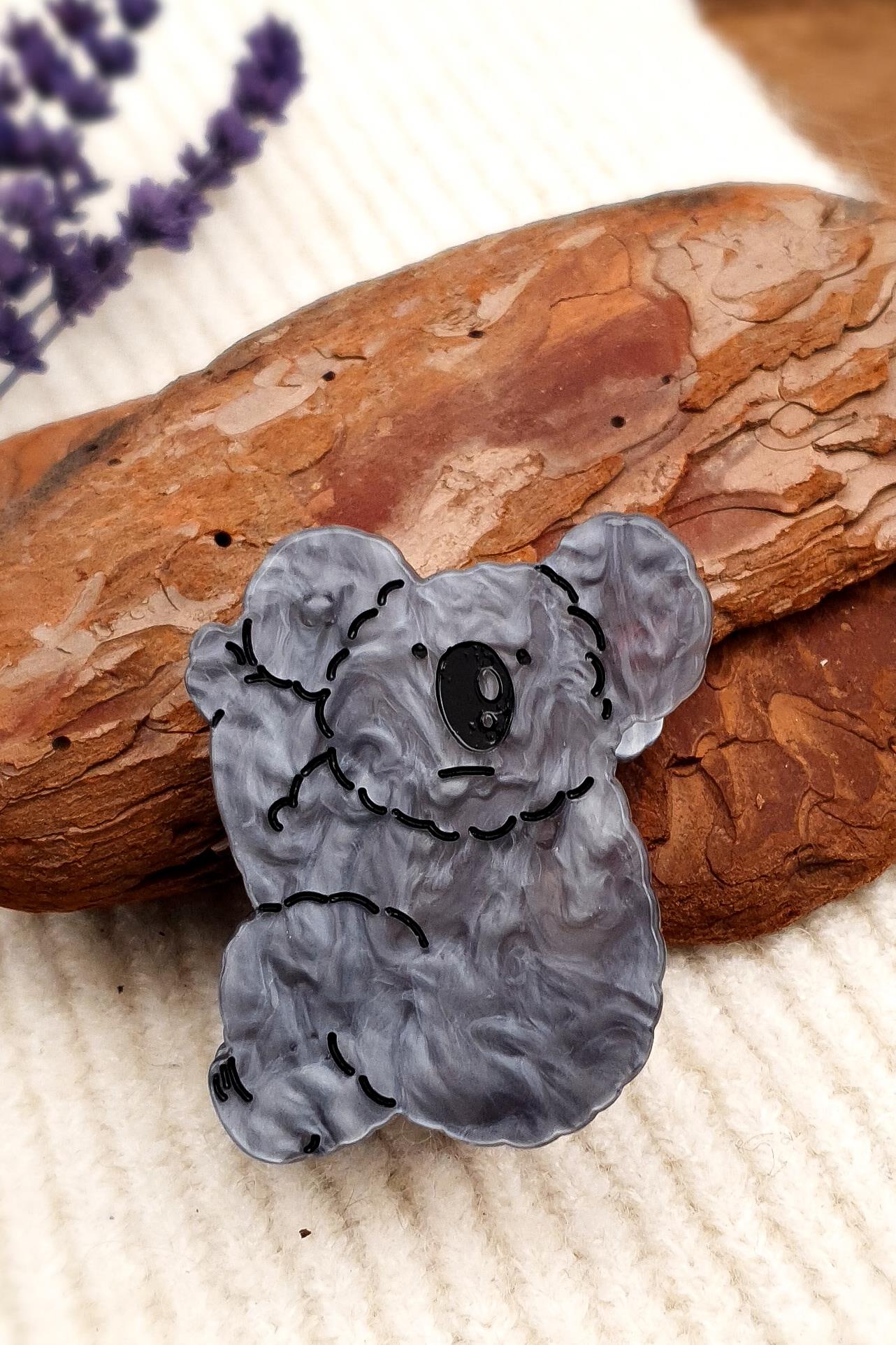 Kemik Toka - Koala Toka - Gri Koala