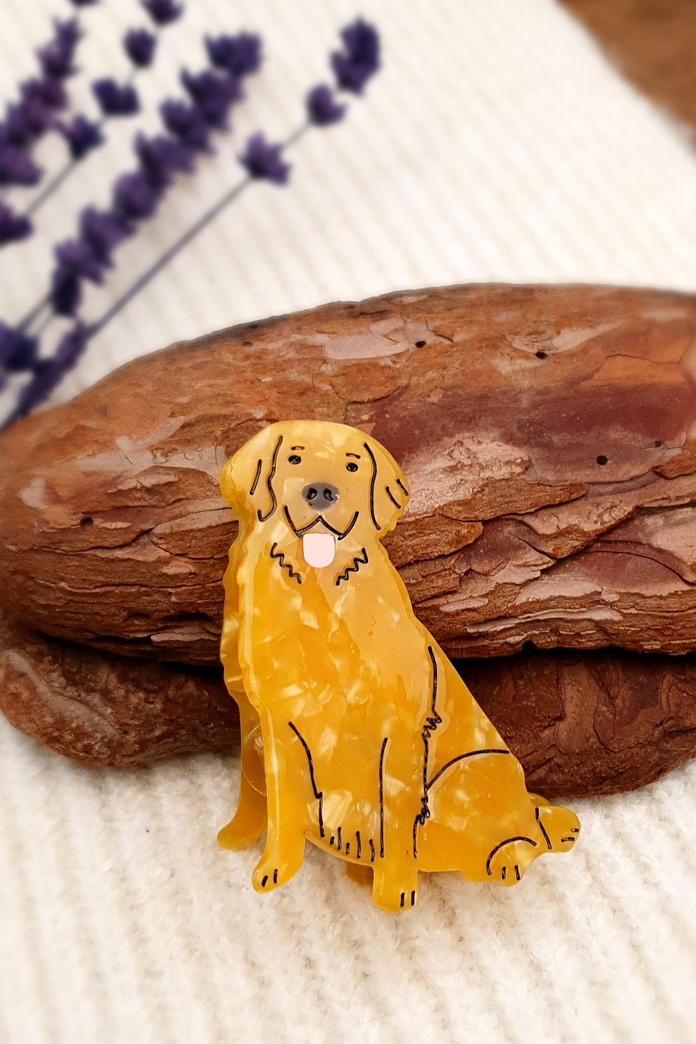 Kemik Toka - Köpekli Toka - Golden Retriever Köpek