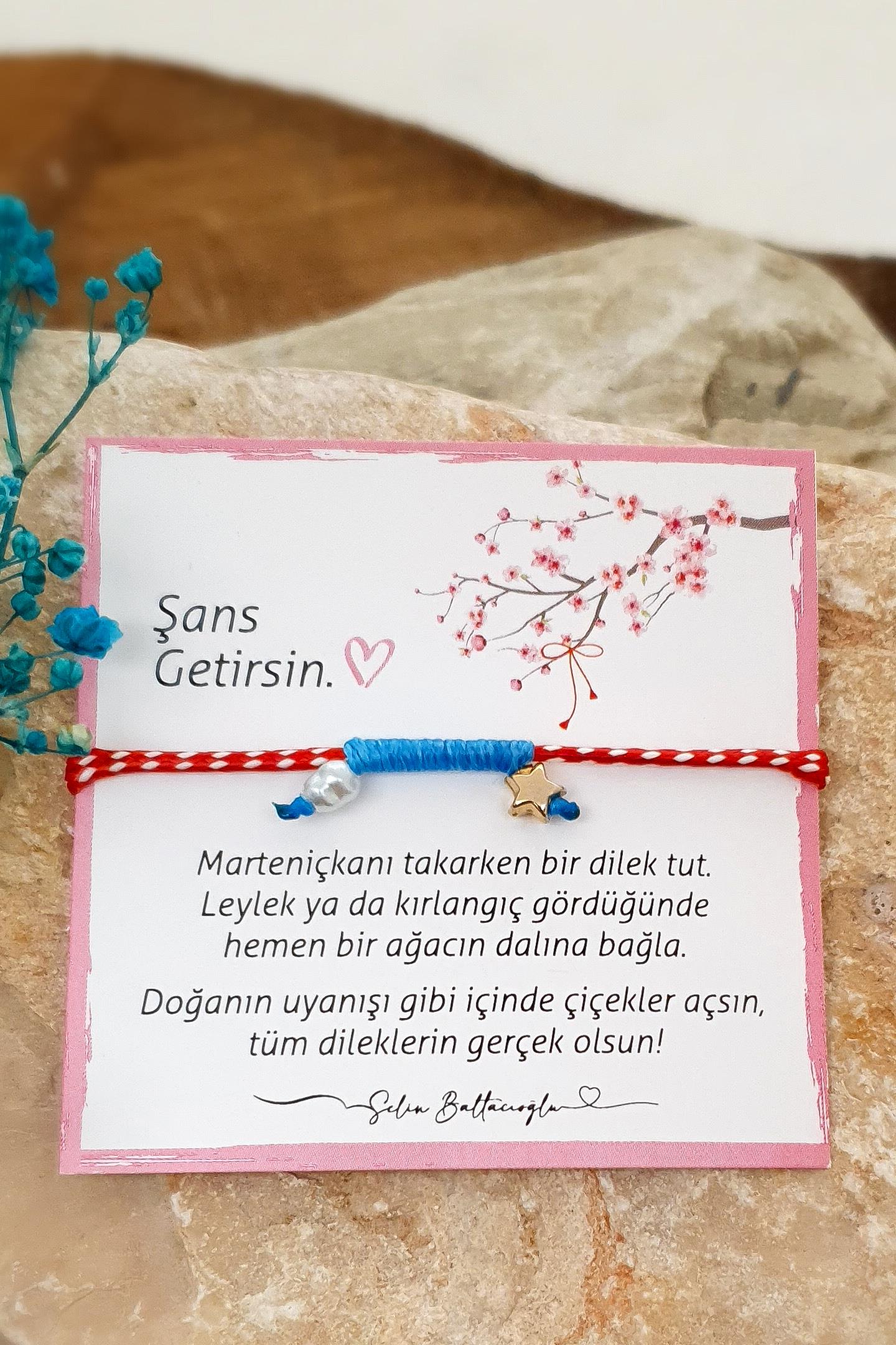 Marteniçka - Baharın Müjdecisi - Dilek Bilekliği