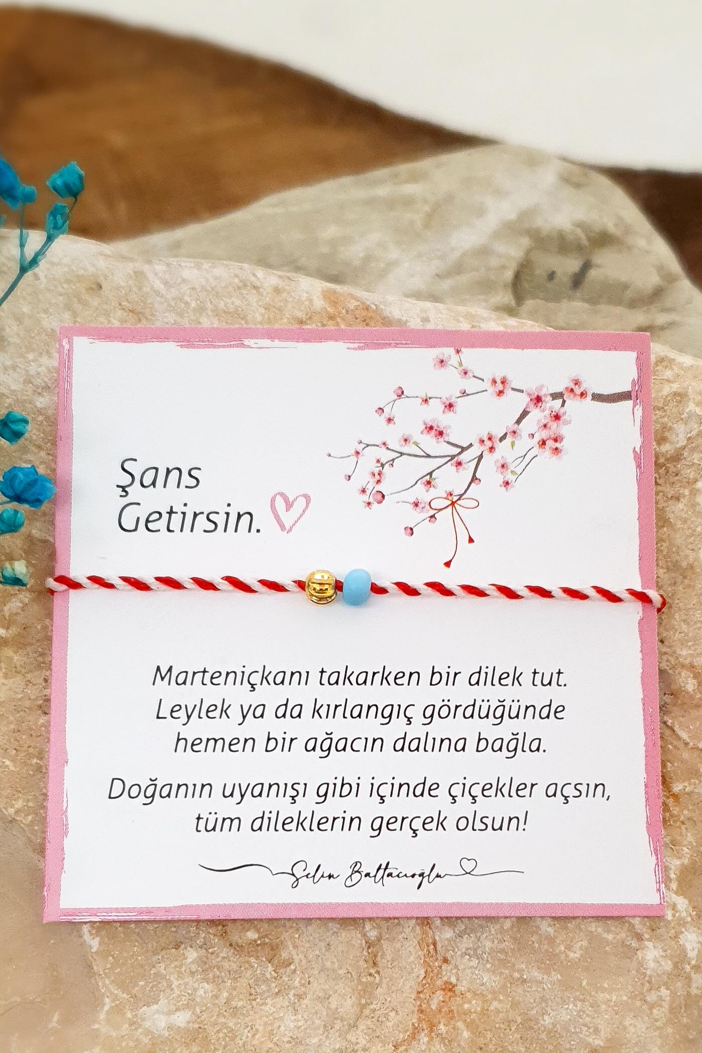 Marteniçka - Baharın Müjdecisi - Dilek Bilekliği