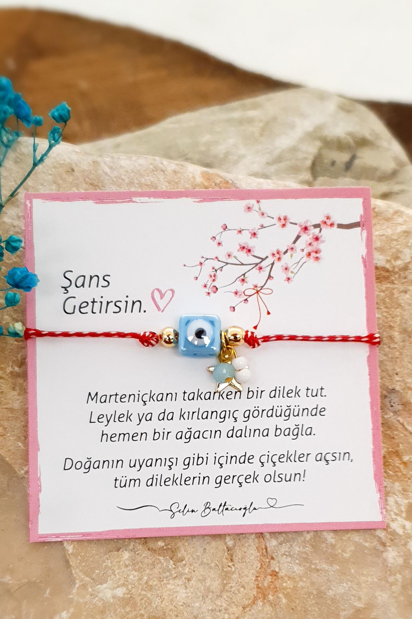 Marteniçka - Baharın Müjdecisi - Dilek Bilekliği